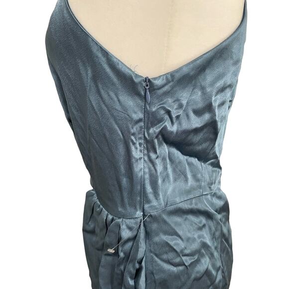 NWT Elliatt Saronic One-Shoulder Dress Blue Size Large - Picture 8 of 13